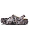 Crocs Classic Lined Bleach Dye Clogs „Schwarz Weiß Beige“ 207299-001