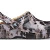 Crocs Classic Lined Bleach Dye Clogs „Schwarz Weiß Beige“ 207299-001
