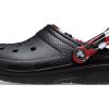 Crocs Classic Lined Camo Clog „Schwarz & Rot“ 208047-063