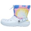 Crocs Classic Lined Neo Puff Boots „Tie Dye Mineral Blue“ 207328-002