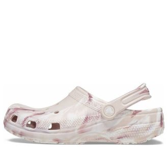 Crocs Classic Marbled Clogs „Weiß Pink“ 206867-6WS