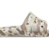 Crocs Classic Marbled Sandalen „Weiß Braun“ 206879-2Y3