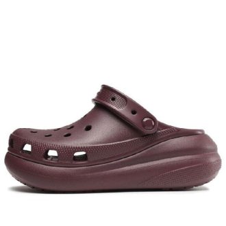 Crocs Classic Mega Crush Clogs „Dunkle Kirsche“ 207521-6WD