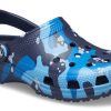 Crocs Classic Printed Camo Clogs „Blau Marineblau“ 206454-4HQ