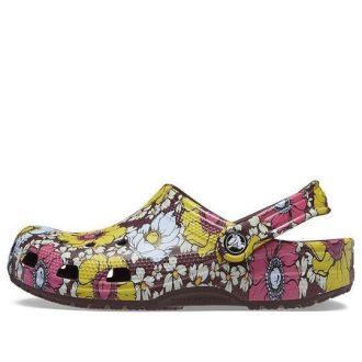 Crocs Classic Retro Floral Clogs „Gelb Pink“ 208954-6WF