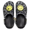 Crocs Classic Smiley World Clogs „Schwarz Weiß“ 207971-0C4