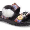 Crocs Classic Soft Sole Cozy Flat Heel Sport-Hausschuhe Unisex Schwarz 207403-001