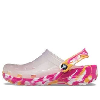 Crocs Classic Translucent Marbled Clogs „Transparent Pink“ 207407-94S