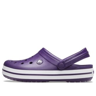 Crocs Crocband Clogs „Lila Weiß“ 11016-55Y