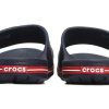 Crocs Crocband Crocs Schwarze Unisex-Sandalen „Dunkelblau Rot“ 204108-4CC