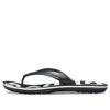 Crocs Crocband Printed Flip Flip-Flops Schwarz Weiß 205943-066