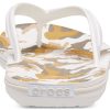 Crocs Crocband Printed Flip Flops „Weiß Hellbraun“ 205943-94S