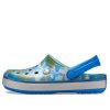 Crocs Crocband Printed Sandalen Blau Camouflage Unisex 205834-4JU Crocs Crocband Printed Sandalen Blau Camouflage Unisex 205834-4JU