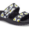 Crocs Daisy Leichte, verschleißfeste Sport-Hausschuhe Unisex Schwarz Weiß 207284-0ZI