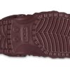 Crocs Gefütterte geometrische Clogs „Dark Cherry“ 210069-6WD