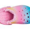 Crocs (GS) Baya bedruckte gefütterte Clogs „Pink Lemonade Multi“ 205888-6SO