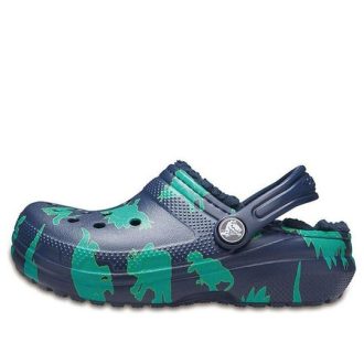 Crocs (GS) Baya Graphic Clogs „Blaugrün“ 204817-41D