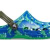 Crocs (GS) Baya Printed Clogs „Blue Bolt Multi“ 207657-4LB