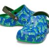 Crocs (GS) Baya Printed Clogs „Blue Bolt Multi“ 207657-4LB