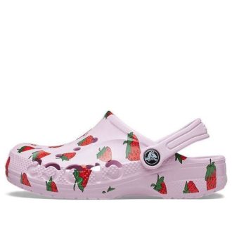 Crocs (GS) Baya Seasonal Printed Clogs „Pink Red“ 207657-6GD