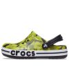 Crocs (GS) Bayaband Bubble Camo Clogs „Grün Schwarz“ 207807-0C4