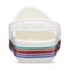 Crocs (GS) Bayaband Rainbow Glitter Clogs „Weiß Rot“ 209731-100