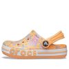 Crocs (GS) Bayaband Seasonal Printed Clogs „Orange White“ 206178-801
