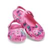 Crocs (GS) Classic Charm Mary Jane Sandalen „Pink Purple“ 206364-669