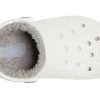 Crocs (GS) Classic Clog Stay Warm Lightweight Weiß Grau Sandalen „White Light Gray“ 205977-11H