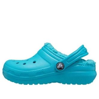 Crocs (GS) Classic gefütterte Clogs „Blau“ 203506-4SL