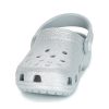 Crocs (GS) Classic Glitter Clogs „Silber“ 205441-040