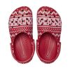 Crocs (GS) Classic Holiday Sweater Clogs „Rot Weiß“ 209221-90H