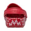 Crocs (GS) Classic Holiday Sweater Clogs „Rot Weiß“ 209221-90H