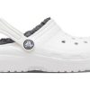 Crocs (GS) Classic Lined Clogs „Weiß Grau“ 207009-10M