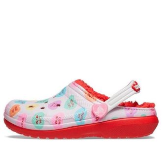 Crocs (GS) Classic Lined Elevated Sweethearts Clogs „Rot Weiß“ 207738-119 Crocs (GS) Classic Lined Elevated Sweethearts Clogs „Rot Weiß“ 207738-119