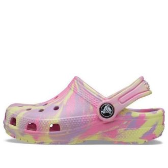 Crocs (GS) Classic Marbled Clogs „Pink Yellow“ 207002-6SO Crocs (GS) Classic Marbled Clogs „Pink Yellow“ 207002-6SO