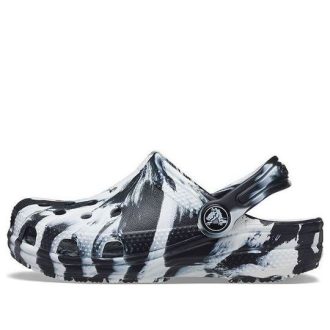 Crocs (GS) Classic Marbled Clogs „Schwarz Weiß“ 207002-103 Crocs (GS) Classic Marbled Clogs „Schwarz Weiß“ 207002-103