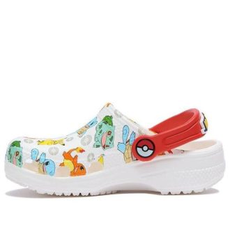 Crocs (GS) Classic Pokemon Clogs „Weiß Rot“ 207754-94S