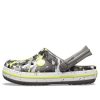 Crocs (GS) Crocband Camo Printed Clogs „Grau Schwarz Gelb“ 205301-0ED