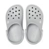 Crocs (GS) Crocband Logo Mania Clogs „Grau Silber“ 205992-00J