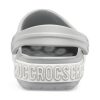 Crocs (GS) Crocband Logo Mania Clogs „Grau Silber“ 205992-00J