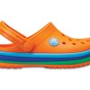 Crocs (GS) Crocband Rainbow Band Clogs „Orange Blau“ 205205-80O