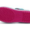 Crocs (GS) Crocband Riemenverschluss Sandalen „Pink Blue“ 12856-6LH