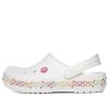 Crocs (GS) Crocband Stretch Halskette Clog „White Multi“ 208269-94S