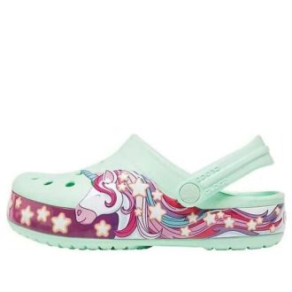 Crocs (GS) Crocband Unicorn Clogs „Grün Rot“ 206270-3TI
