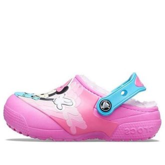 Crocs (GS) Fun Lab Disney Minnie gefütterte Clogs „Pink Blue“ 206554-6QQ