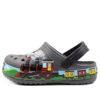 Crocs (GS) Fun Lab Train Band Clogs „Grau Multi“ 205516-0DA