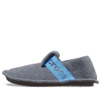 Crocs (GS) Kapcie Classic Slipper „Grau Blau“ 205349-0DA