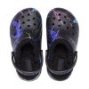 Crocs (GS) Klassischer Clog mit Flaumfutter „Black Lightning“ 207322-0C4