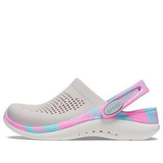 Crocs (GS) Literide 360  Marbled Clogs „Grau Pink Blau“ 207668-1DU